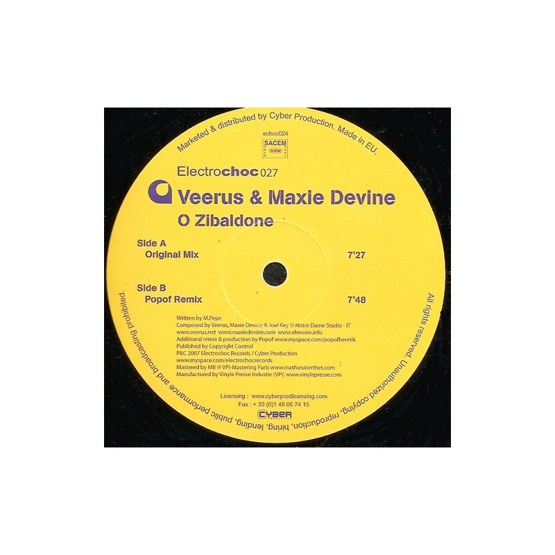 Veerus & Maxie Devine ‎– O