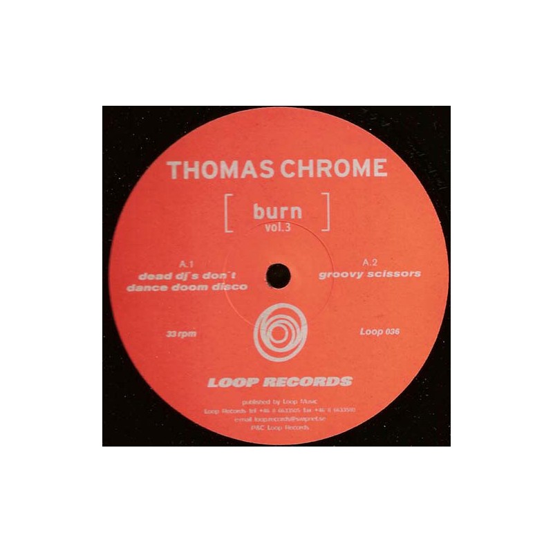 Thomas Chrome ‎– Burn Vol.3