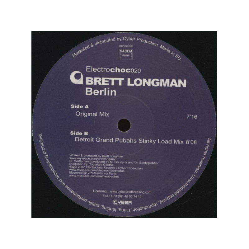 Brett Longman ‎– Berlin