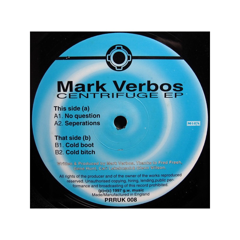 Mark Verbos - Centrifuge EP