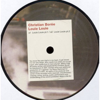 Christian Borée - Louie Louie